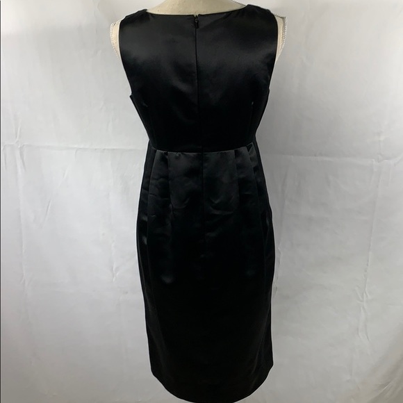 Michael Kors black satin empire dress with pockets - Picture 5 of 8